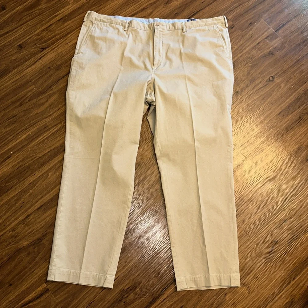Polo Ralph Lauren Men's Chino Stretch Classic Cotton Twill Pants Khaki 50B/32